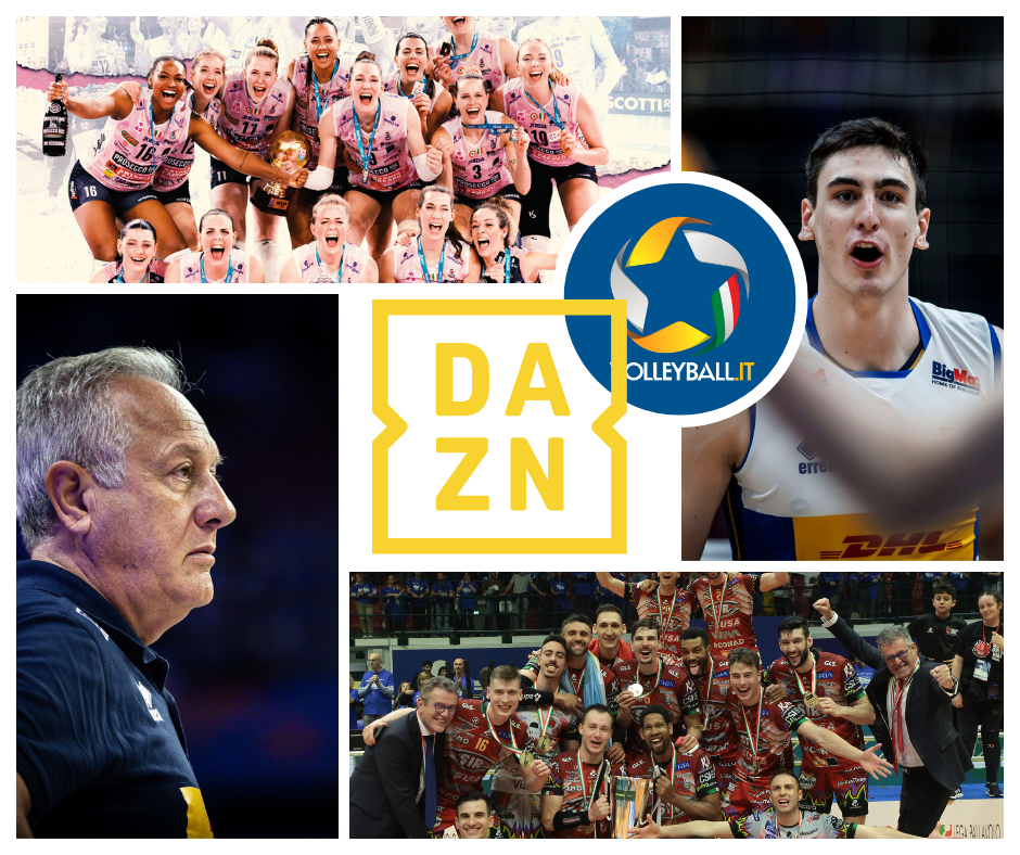 DAZN punta sulla pallavolo. Olimpiadi, Mondiali 2025, Superlega e A1