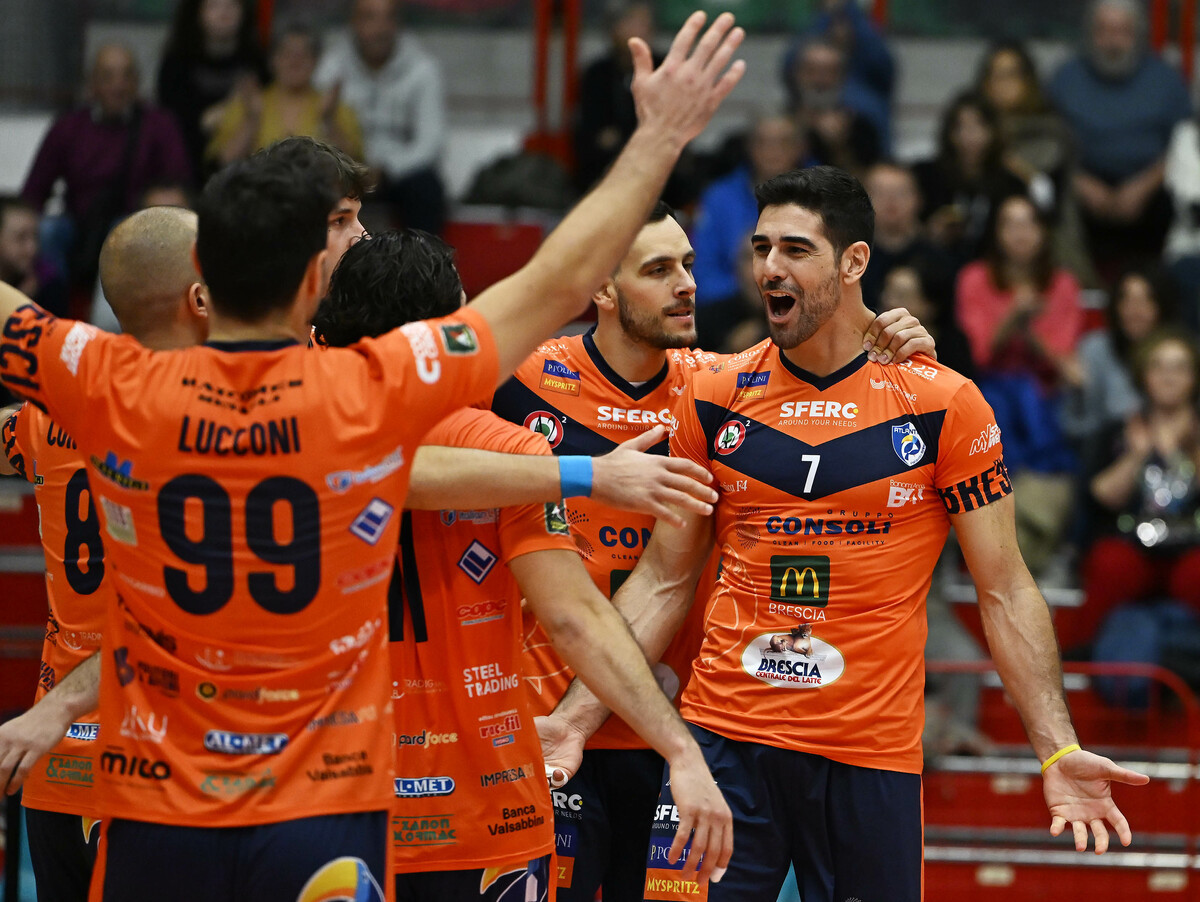 A2 Credem Banca:  Brescia da capolista. Pineto spreca tre set point e si arrende 3-1