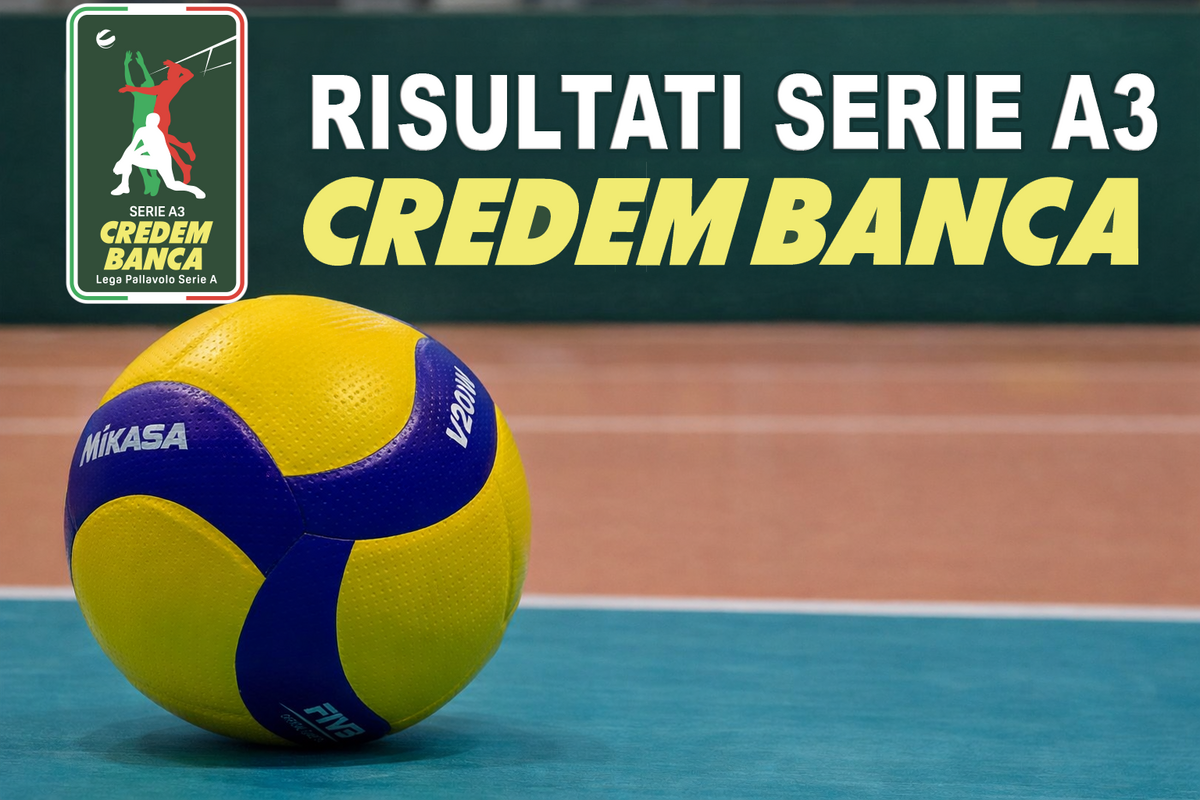 A3 Credem Banca: 9ª giornata Girone Blu. Risultati, classifica e prossimo turno