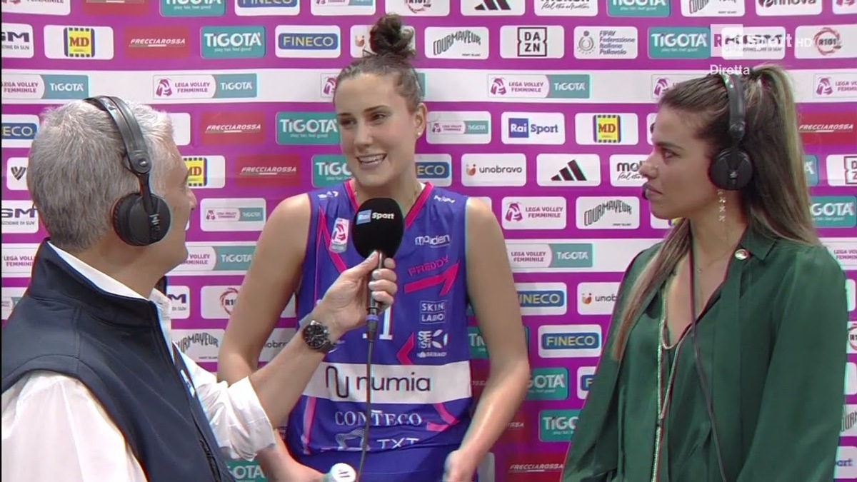 Milano: Danesi, “Contro Conegliano una prova di carattere. Abbiamo difeso tanto e dimostrato il nostro valore”