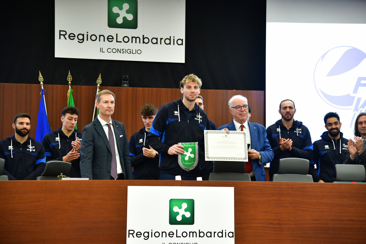 Milano: Il Consiglio regionale premia Allianz Powervolley