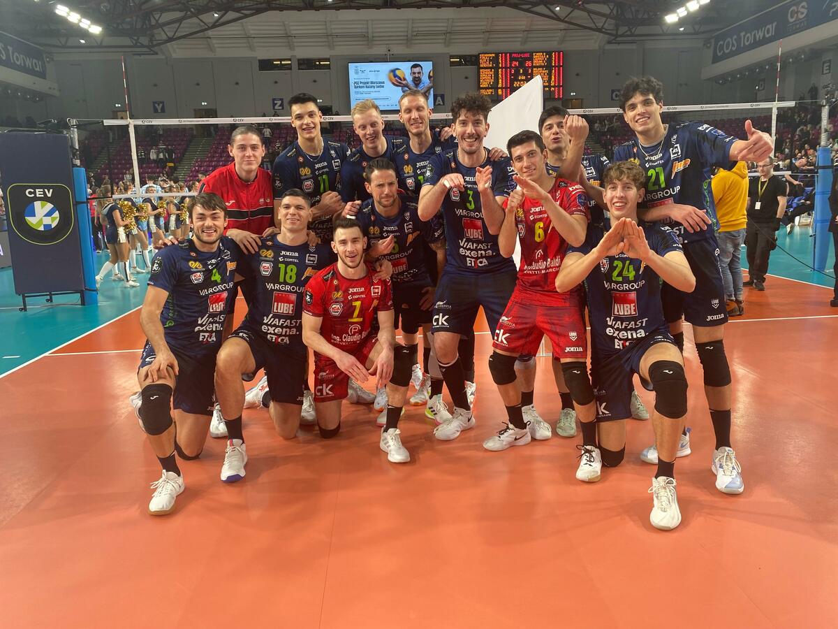 Champions League: Lube corsara a Varsavia, 3-0 e primato a punteggio pieno