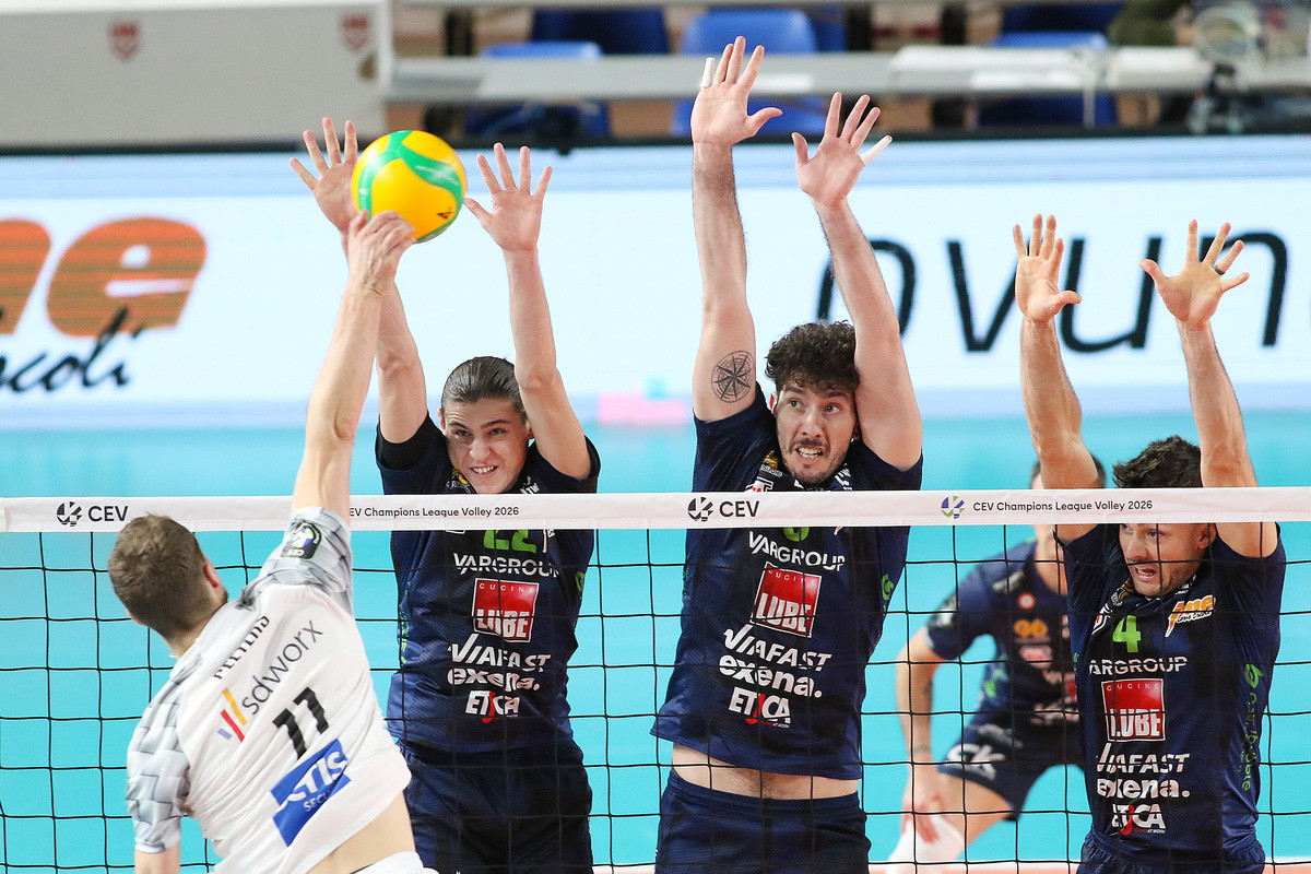 Champions League: Lube, Medei dopo il 3-0 al Leuven: "Serviva il miglior risultato possibile. Ora testa a Verona"