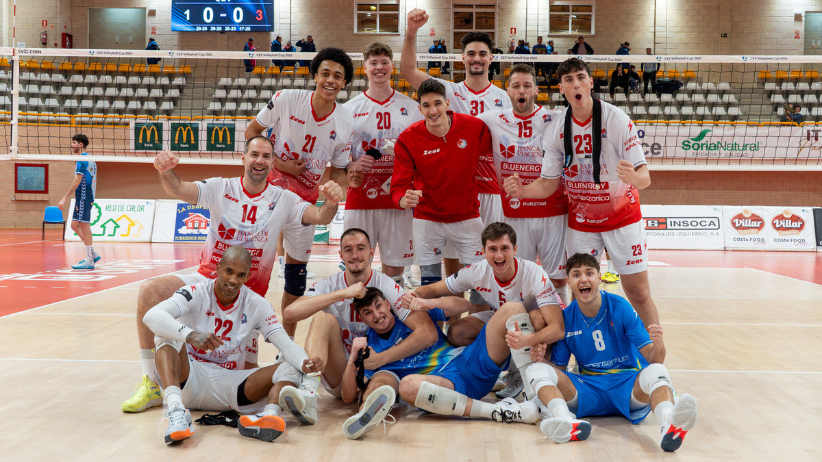 Cev Cup: Piacenza vince a Soria. Bovolenta & Mandiraci show