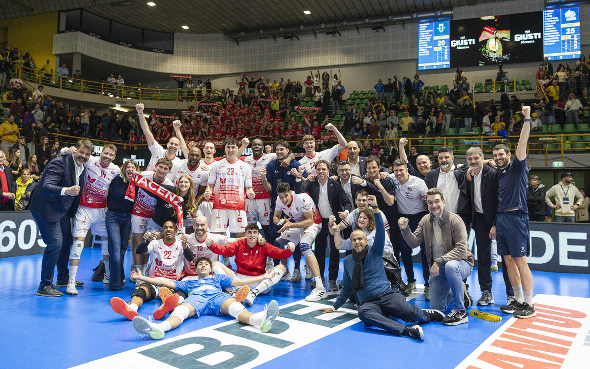 Superlega Credem Banca: Piacenza espugna Modena in Gara 5 e vola in semifinale, decisivo Mandiraci