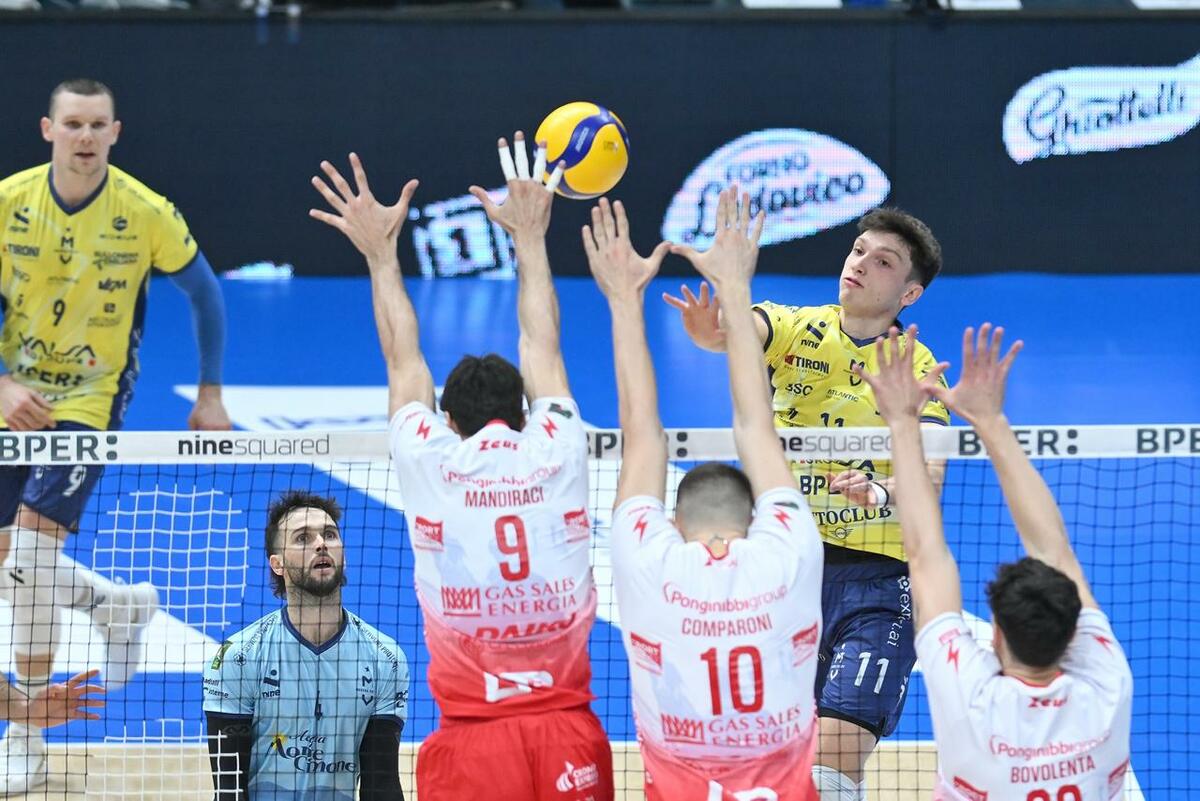 Superlega Credem Banca: Gara 3, si apre com Modena-Piacenza, unica serie in parità