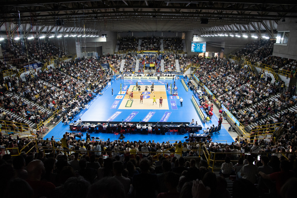 Superlega Credem Banca: Semifinale gara3. Risultato e statistiche set per set. Verona - Civitanova 2-1
