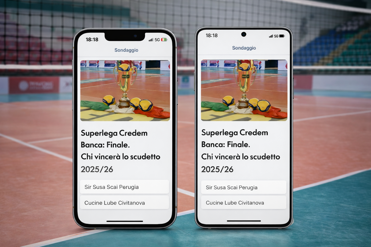 Superlega Credem Banca: Chiuso il sondaggio sulle semifinali, ora via al voto sulla finale Perugia-Civitanova. Chi vince?