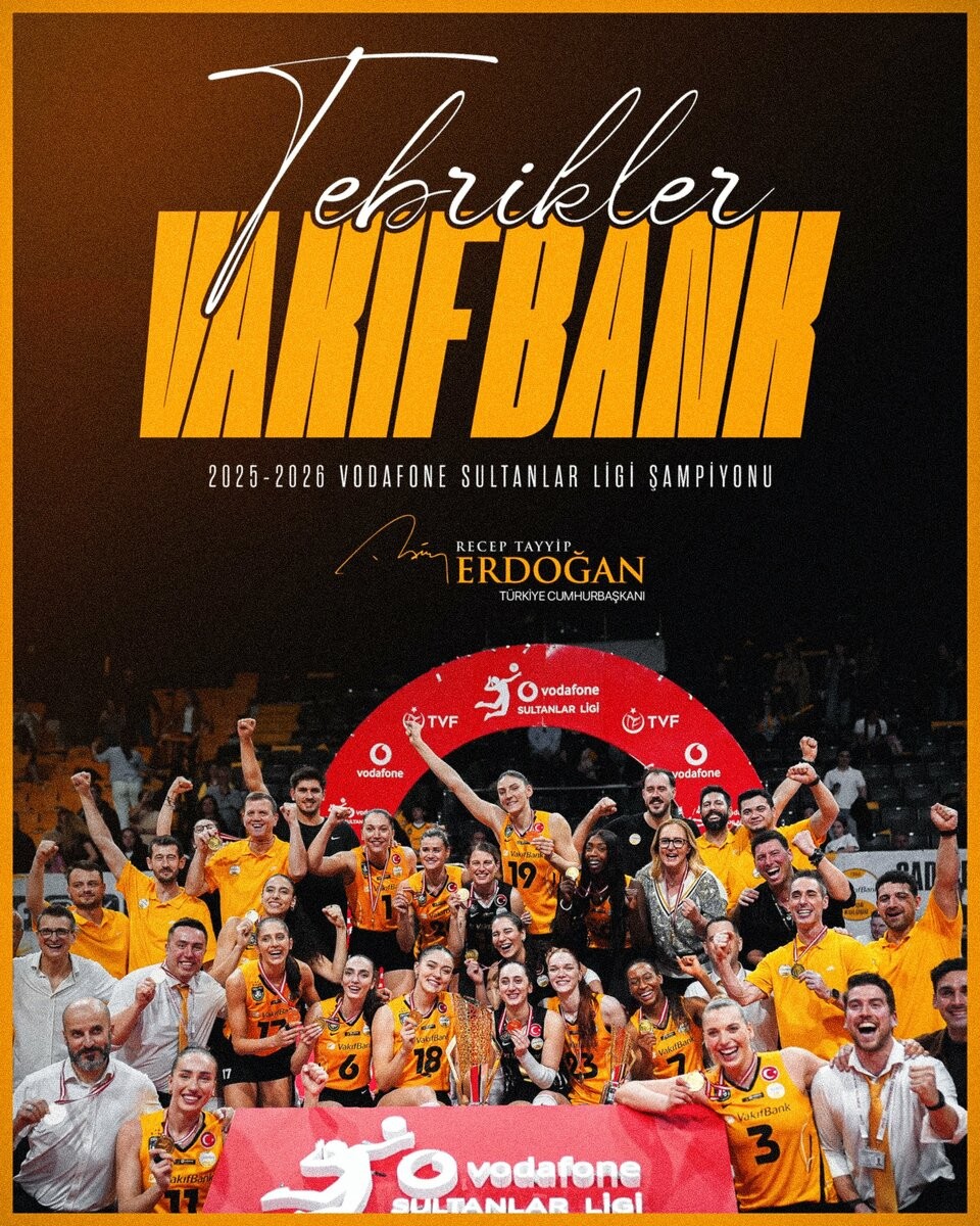 Turchia: Anche Erdogan si congratula con il VakifBank campione di Guidetti