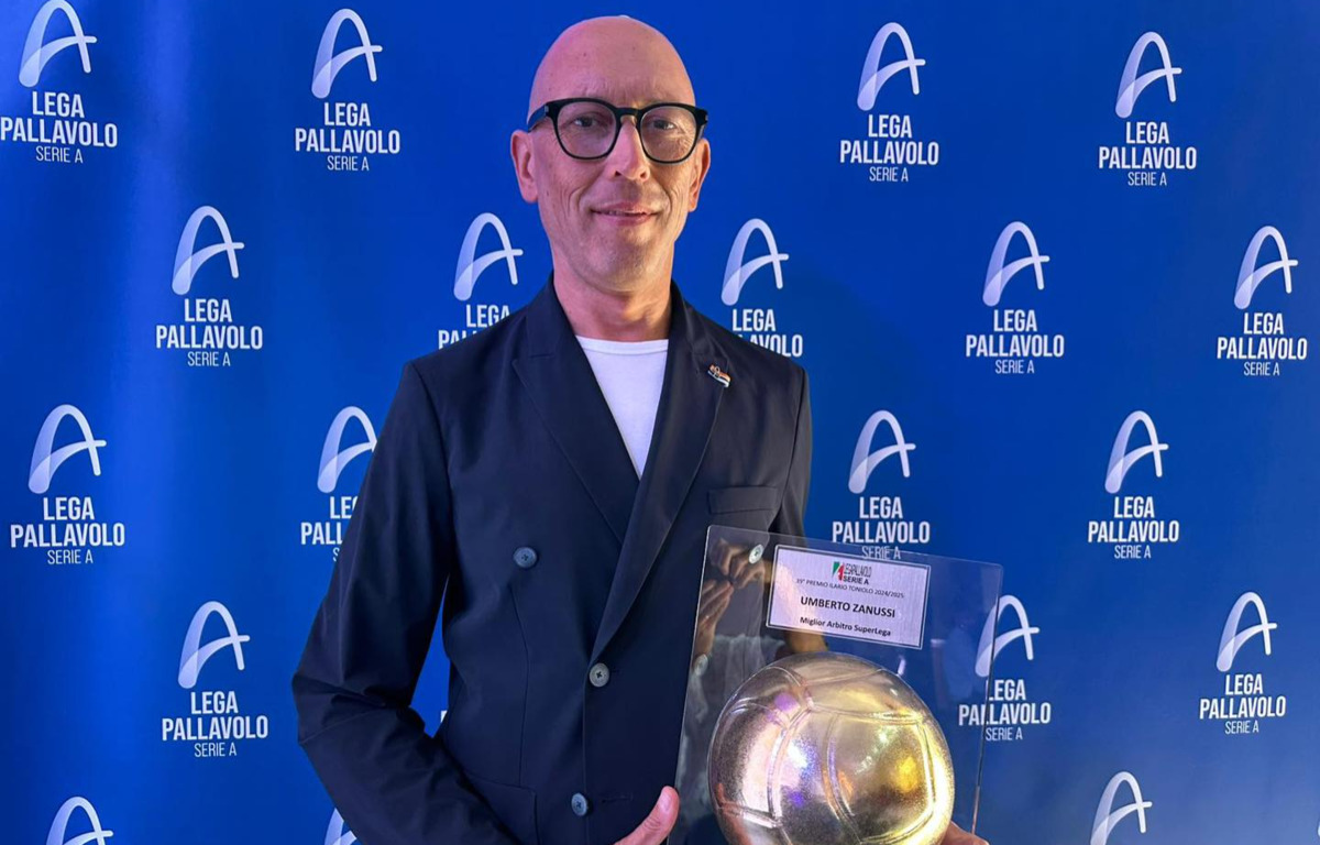 Superlega Credem Banca: Umberto Zanussi chiude la carriera arbitrando Gara 3 della Finale Scudetto