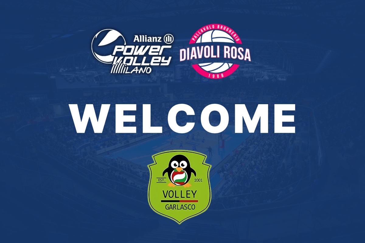 Allianz Milano, nuova collaborazione con Diavoli Rosa e Volley 2001 Garlasco