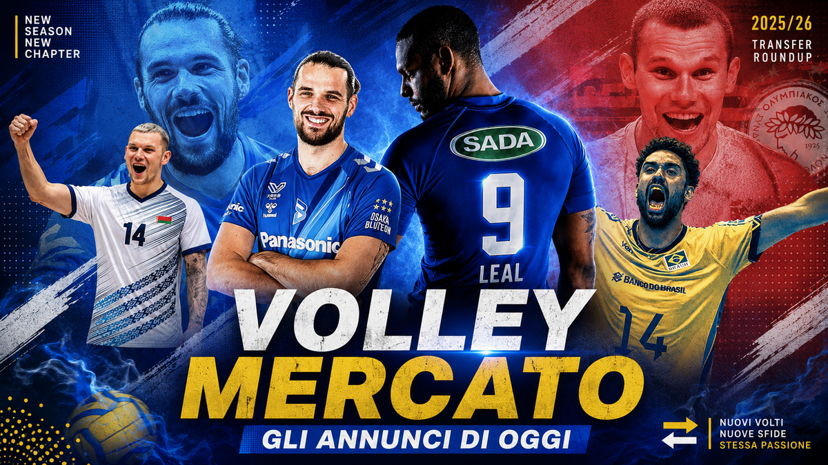 Mondo Volley: Le altre news di giornata del volley: Belluno ritrova l’A2, gli annunci di Cachopa, Rohrs, Brizard, Davyskiba e Leal.  VNL maschile al via