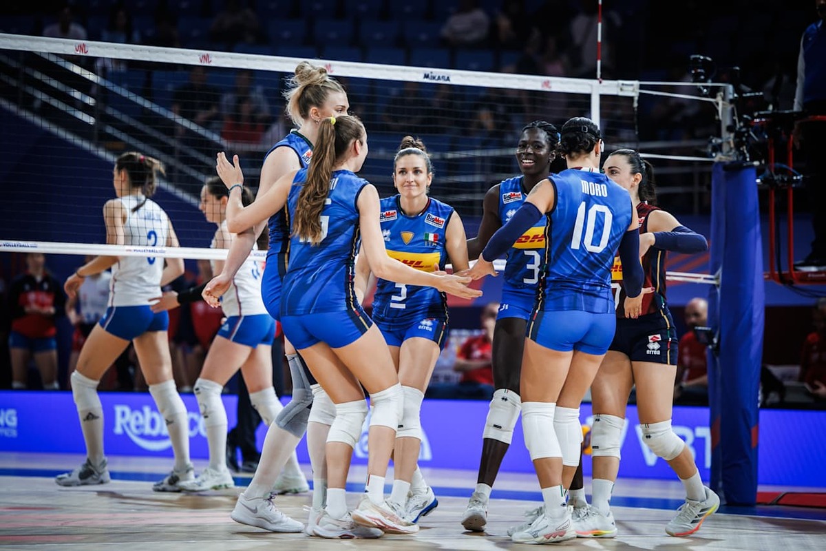 VNL: L'Italia non si ferma, battuta anche la Serbia
