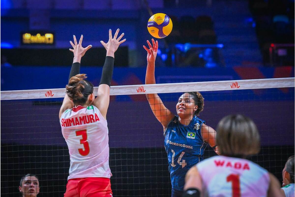 VNL Finals: Il Brasile supera il Giappone. Sabato sfida alle azzurre