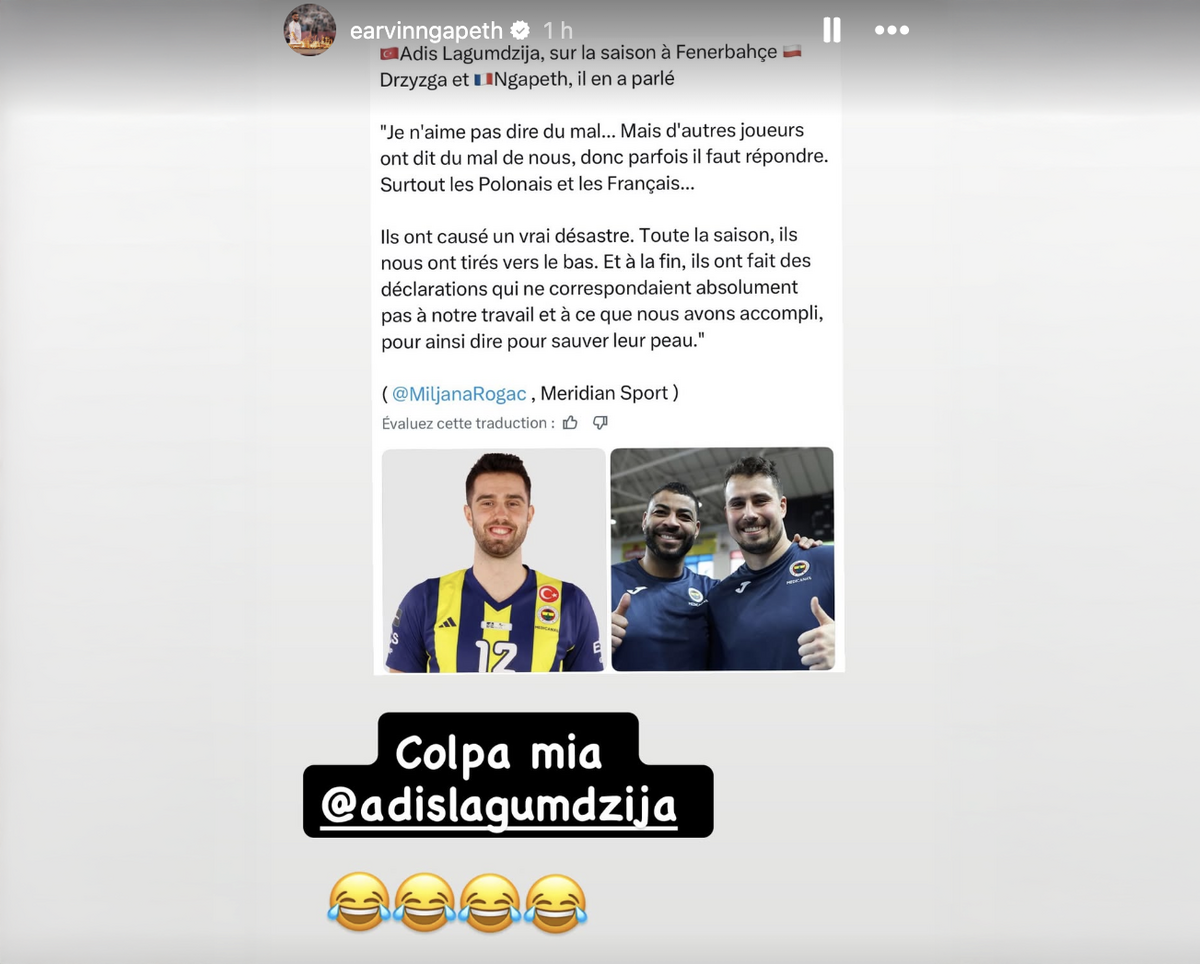 VNL: Ngapeth punzecchia (ancora) Lagumdzija dopo il ko della Turchia: "Colpa mia"