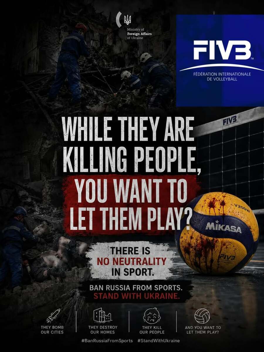 Plotnytskyi attacca la FIVB: "Mentre gli ucraini vengono uccisi, la FIVB sceglie di riportare la Russia nelle competizioni"