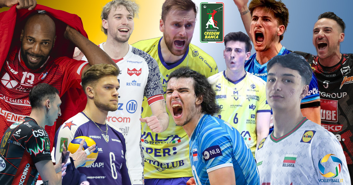 Superlega: I roster ufficiali dei 12 club alla chiusura del volley mercato
