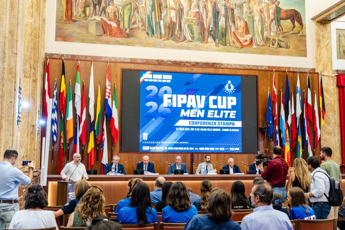 Presentata la FIPAV Cup Men Elite di Messina con Italia, Brasile, Cuba e Germania