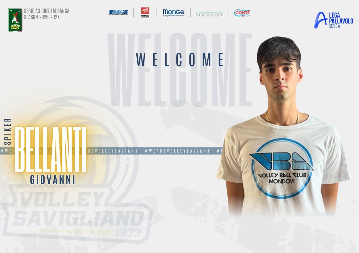 Savigliano, Bellanti è il sesto volto nuovo per la Serie A3