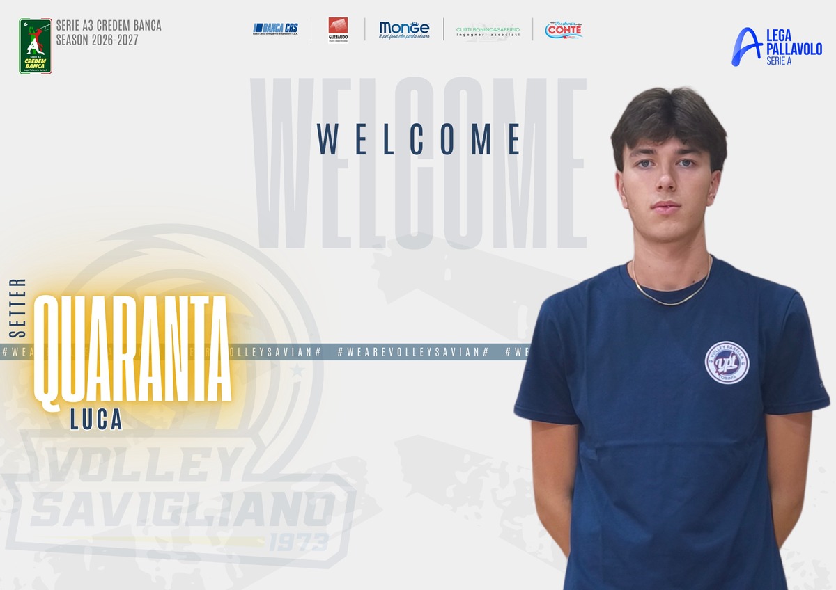 Savigliano, arriva Luca Quaranta per la stagione 2026/27