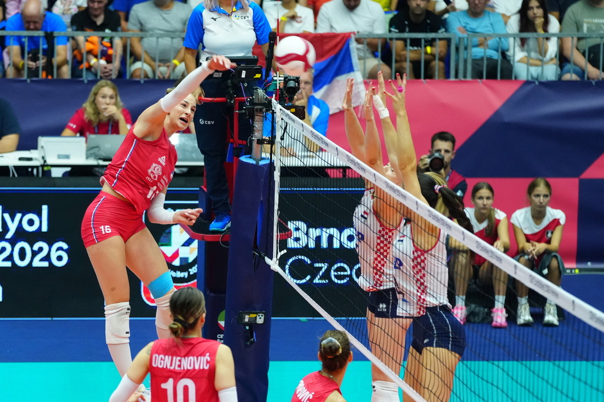Europei Femminili: Serbia ai quarti, Croazia battuta 3-1. Mercoledì sfida alla Grecia