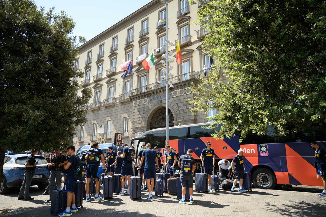 EuroVolley: Gli azzurri sono a Napoli, giovedì l'esordio