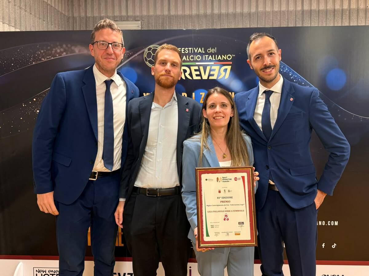Sport Marketing Awards: Lega Volley Femminile premiata per il coinvolgimento dei fan