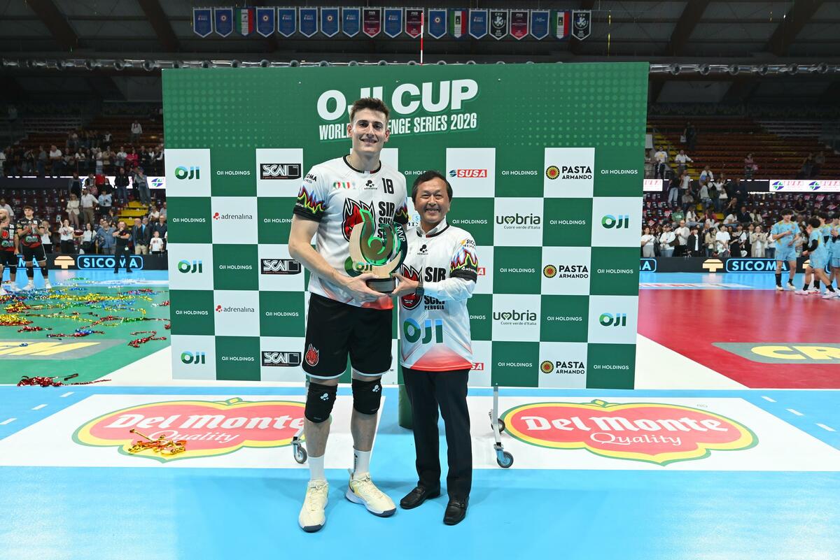 Perugia: Oji Cup conquistata, Sanguinetti debutta da MVP