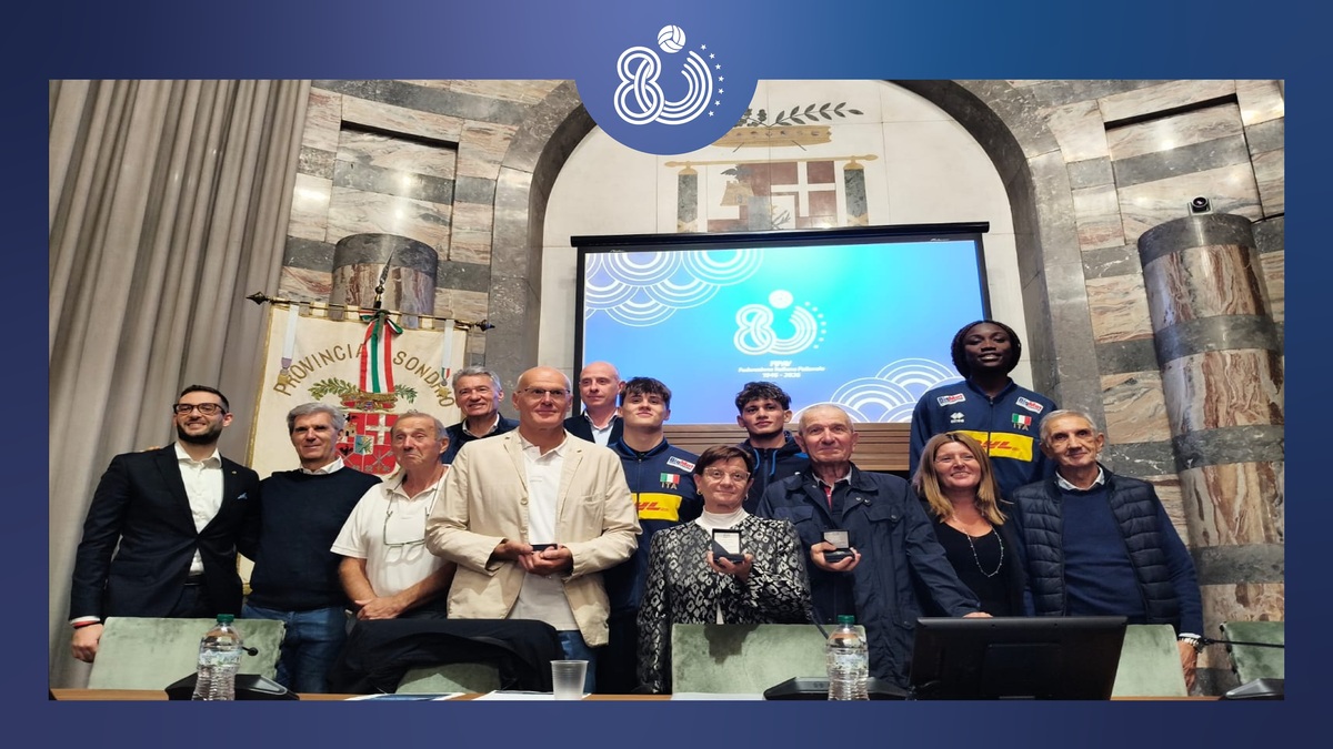 FIPAV: Sondrio celebra gli 80 anni tra riconoscimenti e giovani azzurri