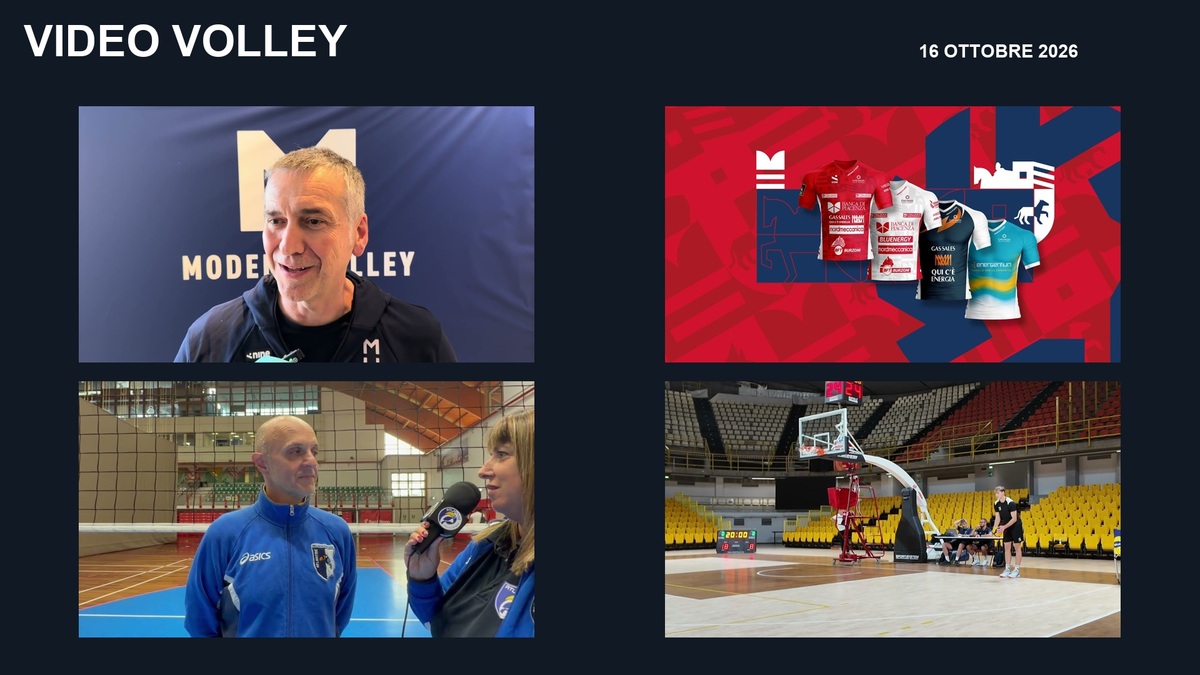 Video Volley: I principali video della giornata... Piacenza, Modena, Brescia e Reggio Calabria