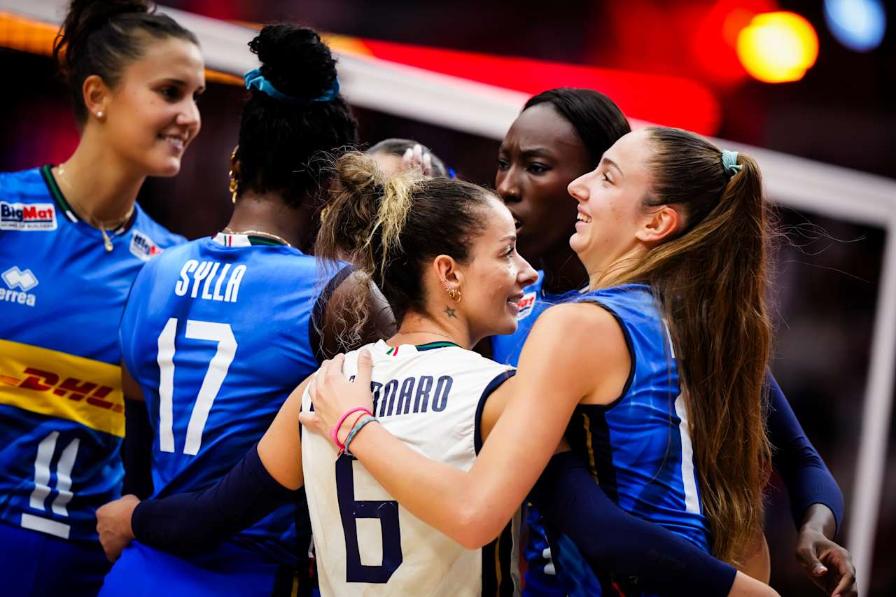 Mondiali F.: Finale 1° posto. Le statistiche. Italia - Turchia 3-2