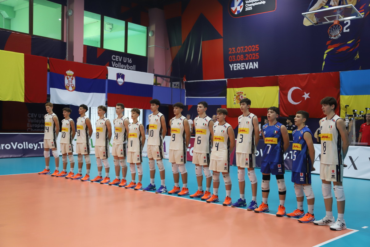 Europei U16: L'Italia cede al tie-break contro la Francia, prima sconfitta nel torneo