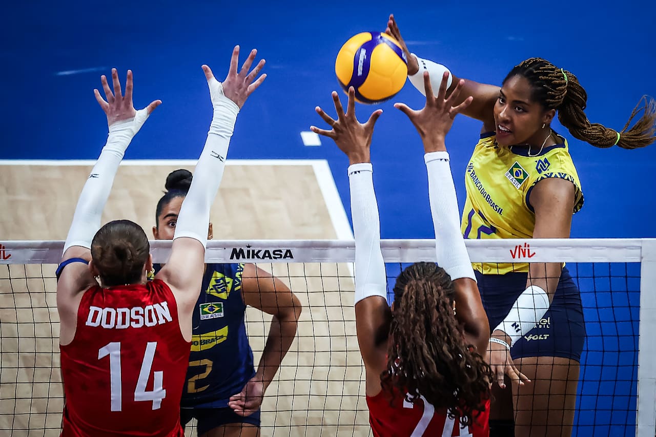 VNL F.: Tutti i risultati del 6 giugno. Brasile vincente