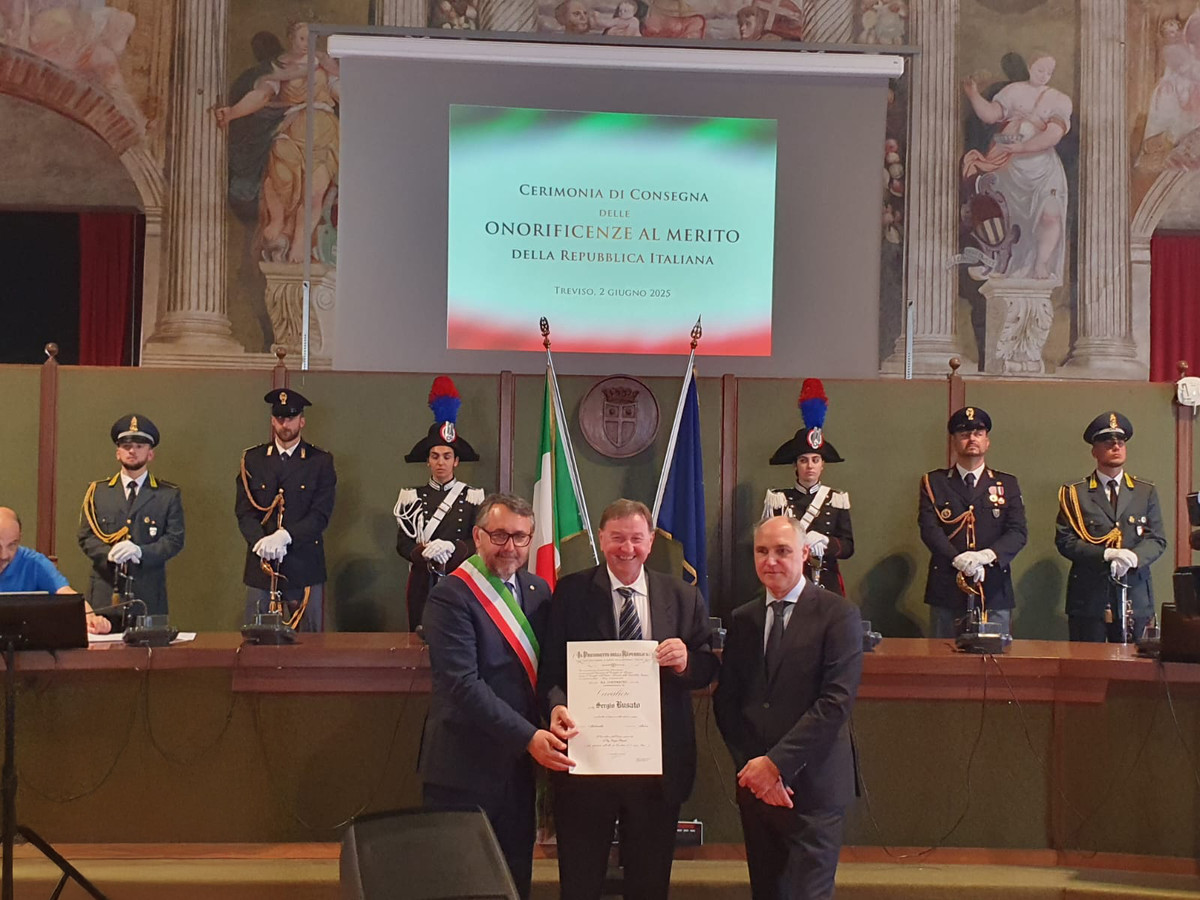 Sergio Busato nominato Cavaliere dell’Ordine “Al Merito della Repubblica Italiana”