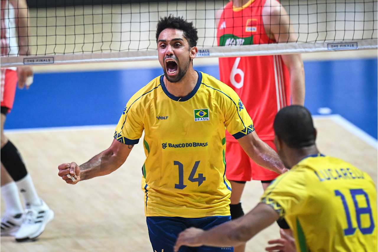 VNL: Il Brasile seconda semifinalista. 3-1 alla Cina