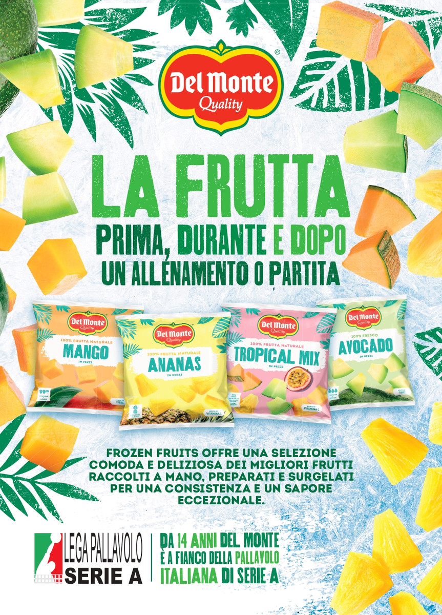 Volley Mercato 2025: Del Monte presente all’evento di Bologna con la sua nuova linea Frozen