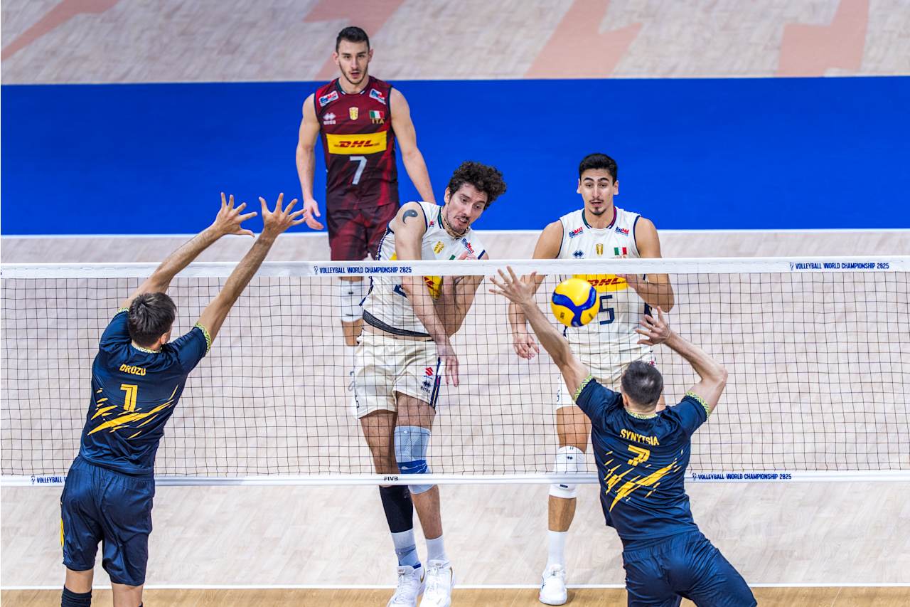 Mondiali: Live, Italia - Ucraina 3-0, le stats set per set