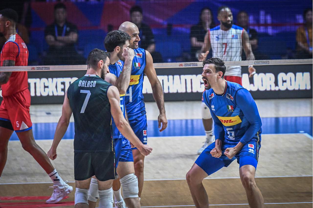 VNL: Quarti di finale, Italia-Cuba 3-1, le stats set per set e totali