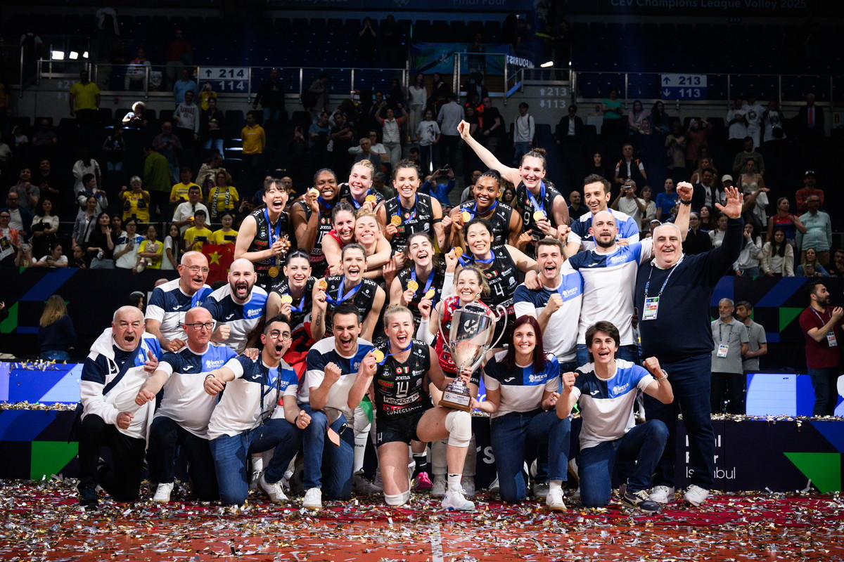 Champions League F.: Conegliano! Grande Slam. Orgoglio italiano