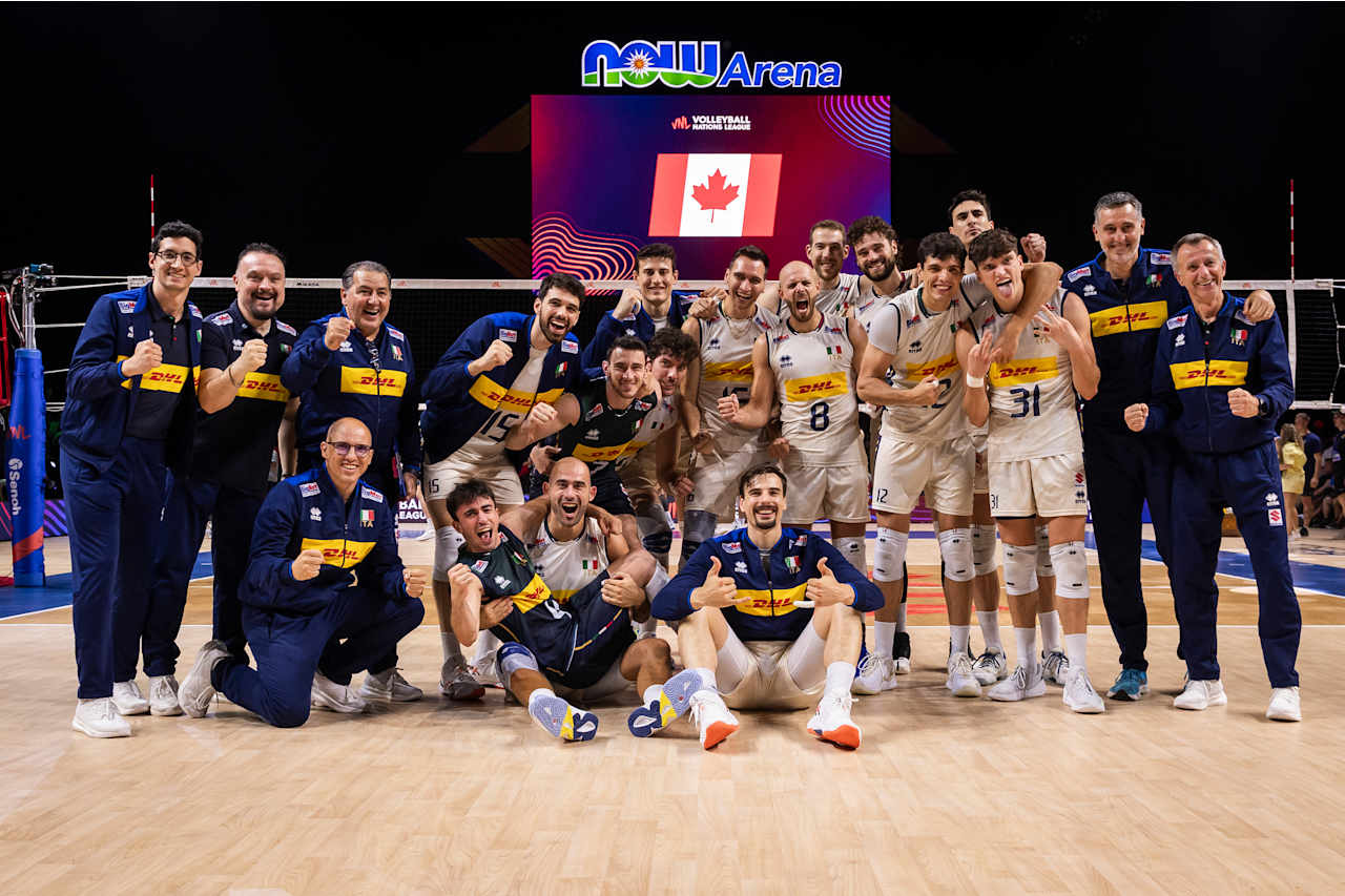 VNL:  L'Italia batte gli USA 3-0 a Chicago e chiude la Week 2 al terzo posto