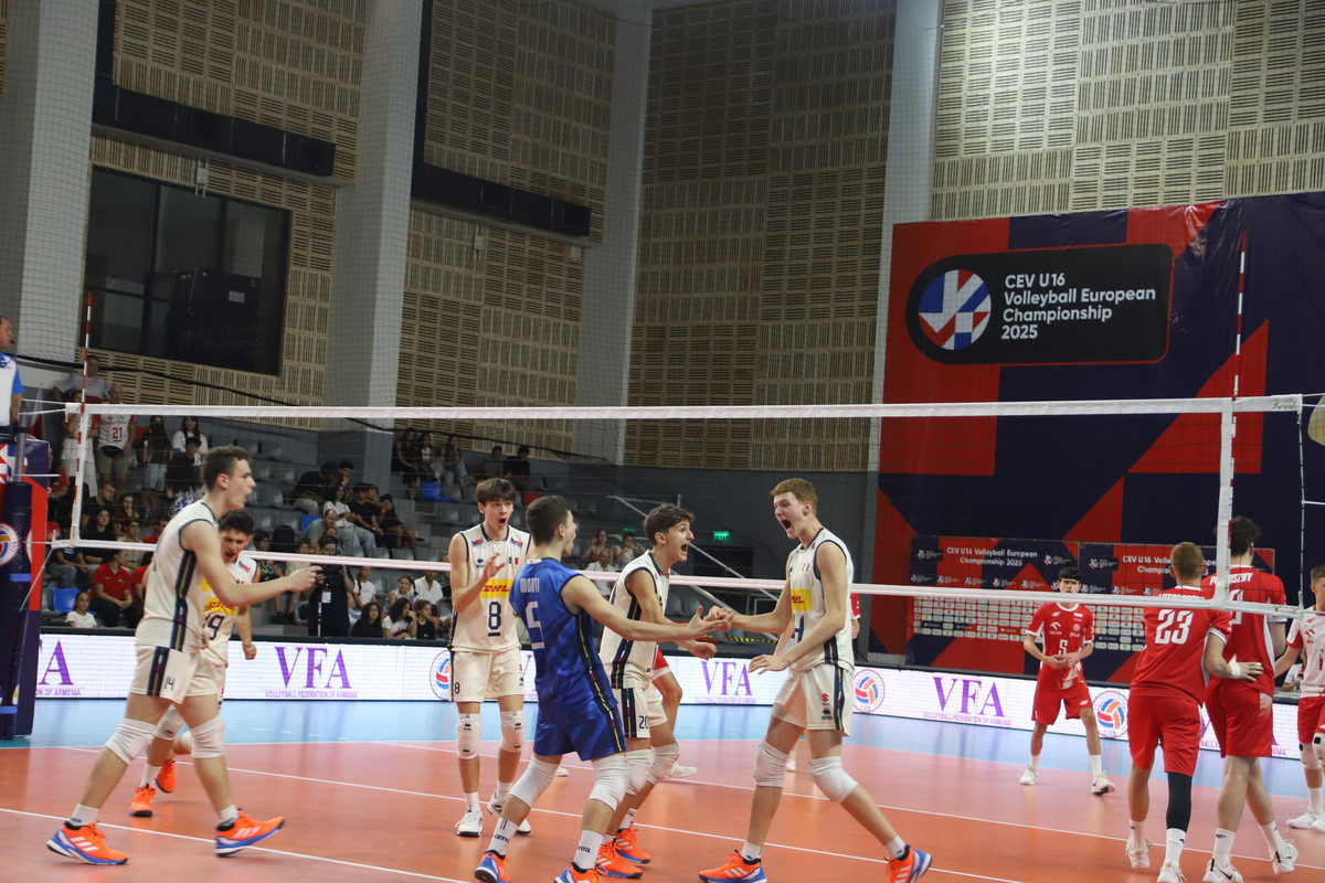 Europei U16: Italia in finale. 3-1 alla Polonia