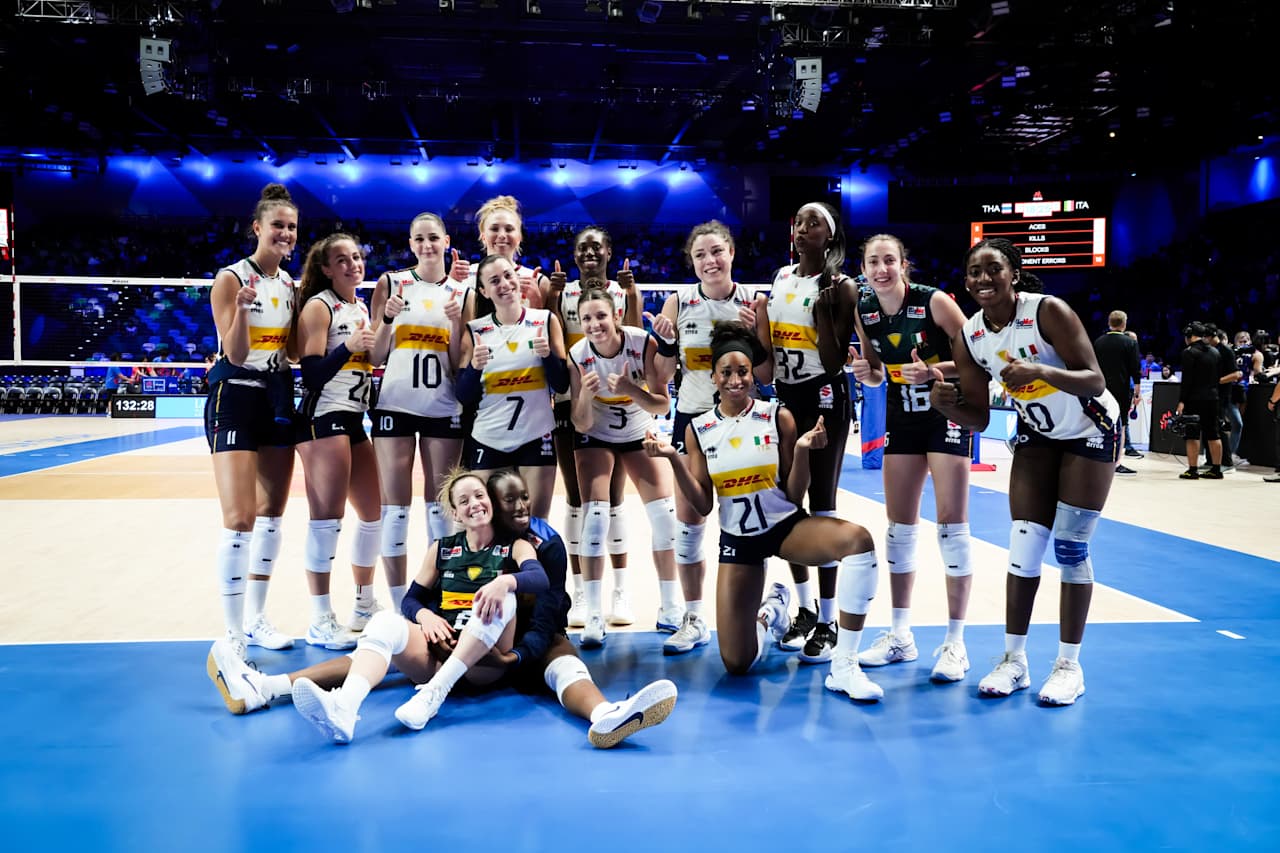 VNL F.: I risultati del 19 giugno. Azzurre e Turchia in vetta con 6 vittorie. Serbia a 0