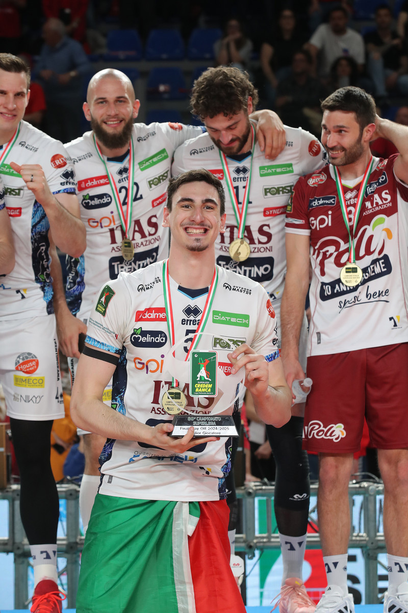 Trento: Michieletto, “Un sogno il primo scudetto, ma questo è ancora più bello. L’abbiamo vinto da squadra”