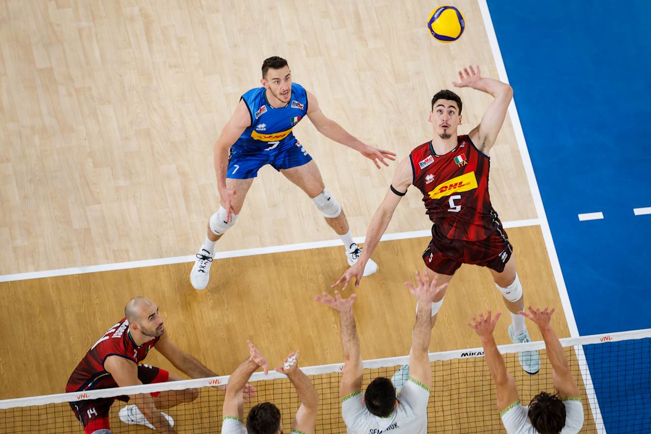 VNL: Ottavo sigillo azzurro, 3-2 all’Ucraina