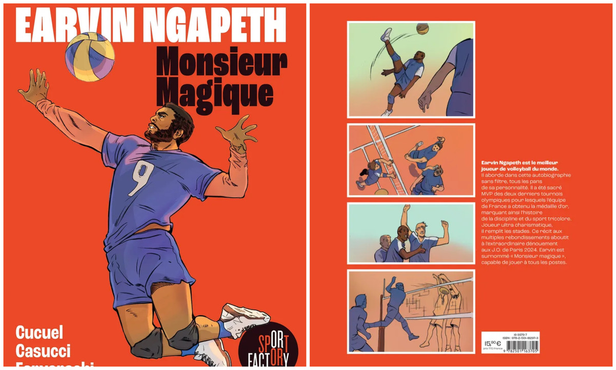 Francia: La pallavolo a fumetti. Earvin Ngapeth racconta la sua storia in una graphic novel