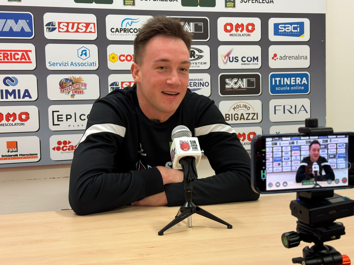 Perugia: Plotnytskyi carica la Sir. "Sono cresciuto di testa, grazie a 'papa' Angelo"