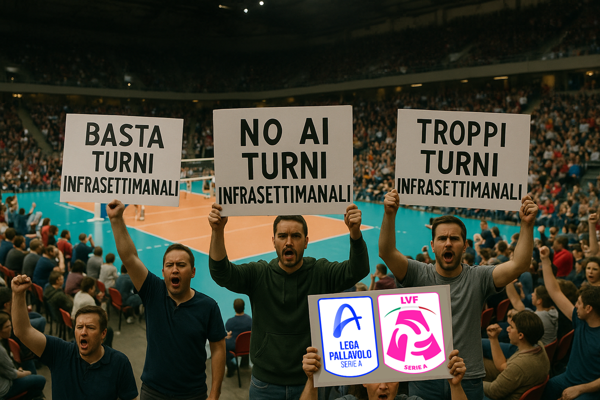 Il Caso: Tifosi contro i calendari. Proteste dalle curve dei club di Superlega e A1 femminile per l’eccesso di turni infrasettimanali