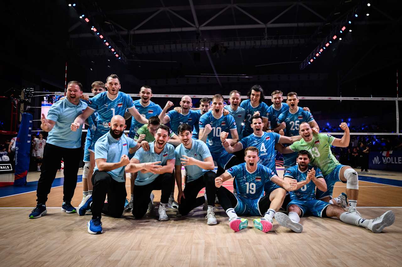 VNL: Slovenia spietata, Francia fuori ai quarti. Ora sfida all’Italia