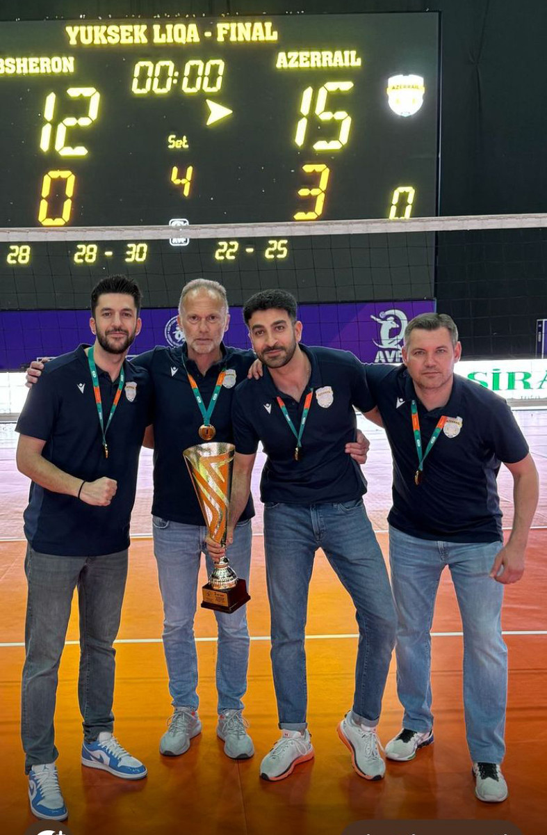 Azerbaijan: Paolo Tofoli, “Il mio primo scudetto da allenatore. Vincere all’estero è una gioia speciale”