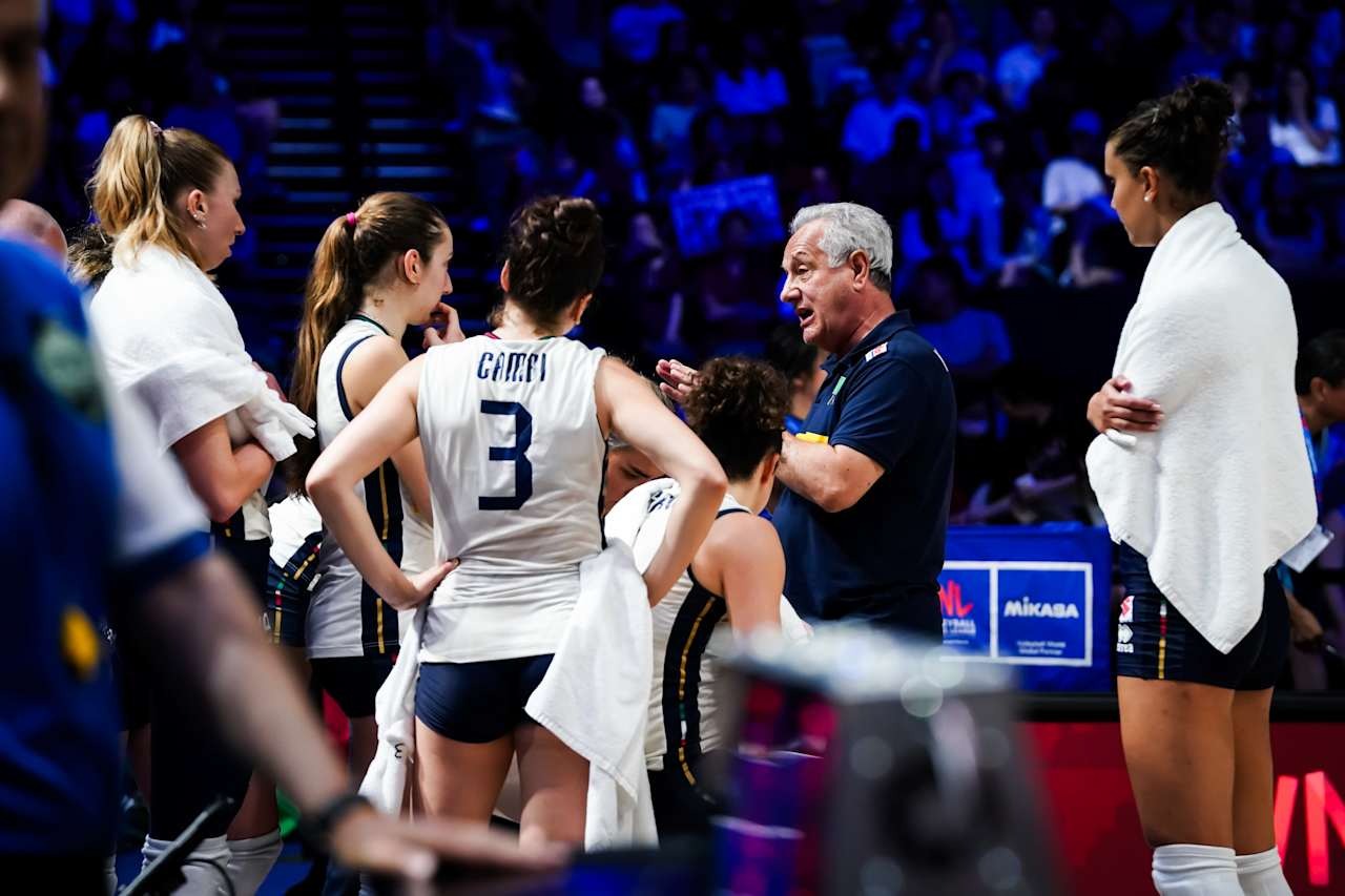 VNL F.: 16 azzurre per Julio Velasco. Squadra al lavoro a Cervia